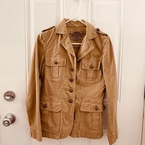 Banana Republic Safari Utility Jacket – Size 6 – Tan/Khaki